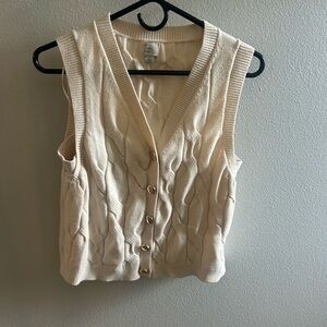 A New Day Soft Cream Knit Top